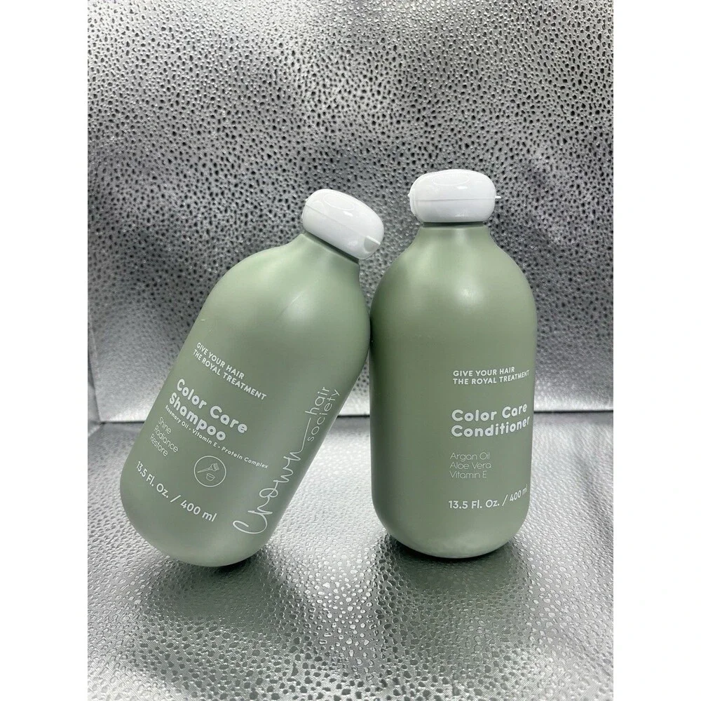 Crown Hair Society Color Care Shampoo & Conditioner Set 13.5 Oz Color Safe